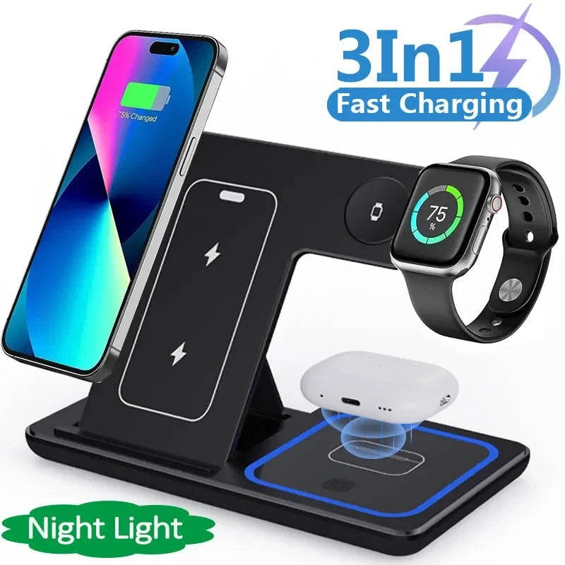 15W Foldable Wireless Charging Station